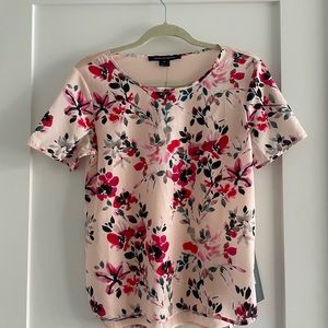 NWT French Connection Pink Floral Top